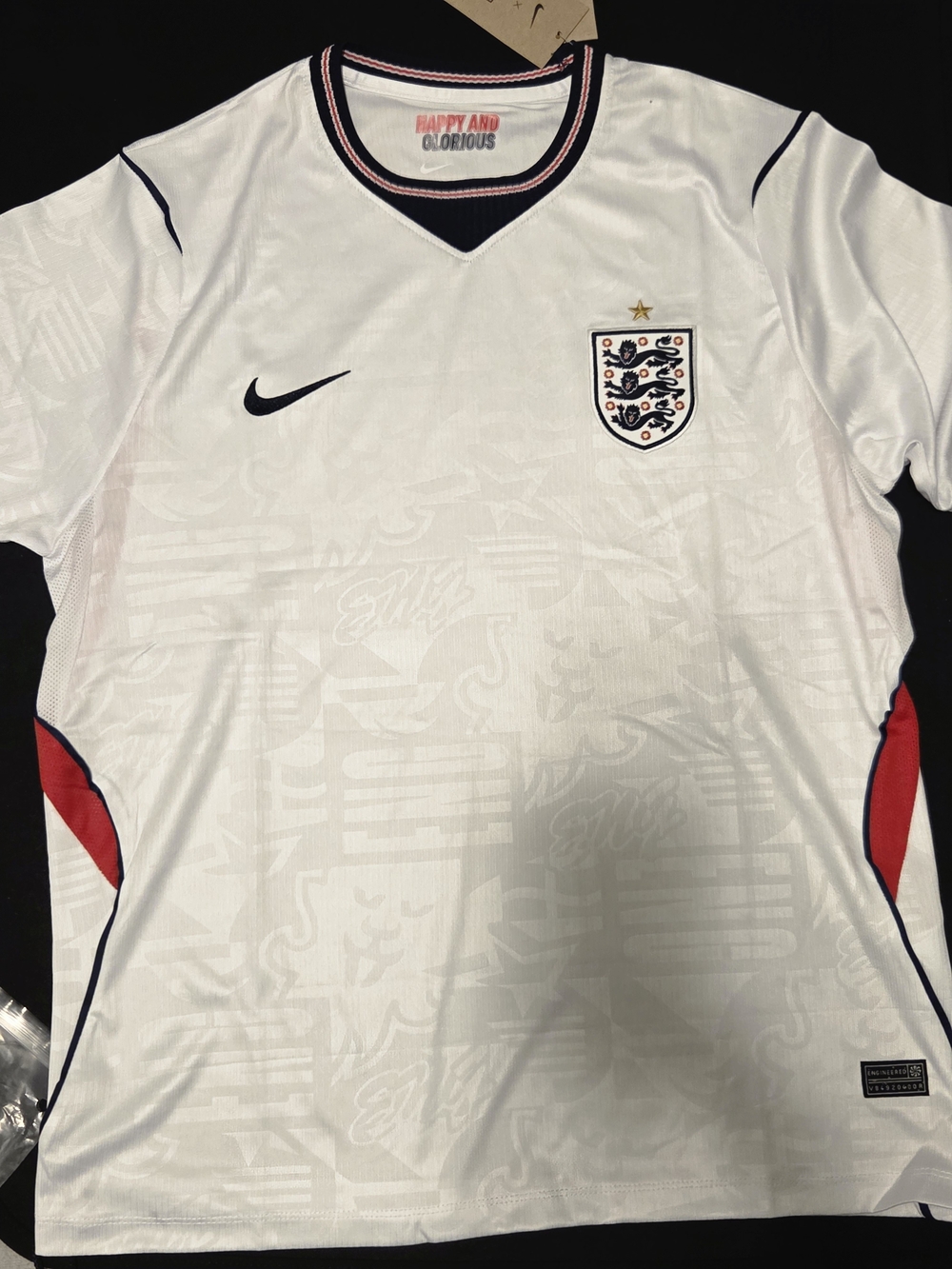 Nike England White National Team Soccer Jersey - Picture 5 of 8